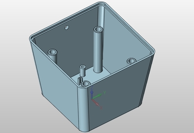 迷你音响外壳的塑料模具设计(含CAD图,SolidWorks,IGS三维图)